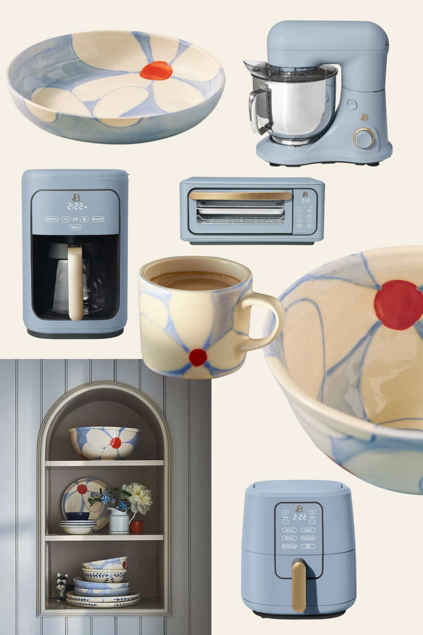 Blue Kitchen Inspo with Drew Barrymore’s Walmart Collection & Daisy Dinnerware from Anthropologie

blue kitchen inspo, blue kitchen decor, Drew Barrymore kitchen collection, Walmart kitchen finds, Beautiful by Drew Barrymore, Anthropologie Daisy dinnerware, floral dinnerware, colorful kitchen ideas, modern cottage kitchen, blue and white kitchen, cheerful kitchen style, whimsical kitchen decor, Anthropologie kitchen, stylish kitchen setup, bright kitchen inspiration, eclectic kitchen design, colorful cookware, bold kitchen accents, kitchen aesthetic ideas, curated kitchen look, fun and functional kitchen essentials

#LTKHome