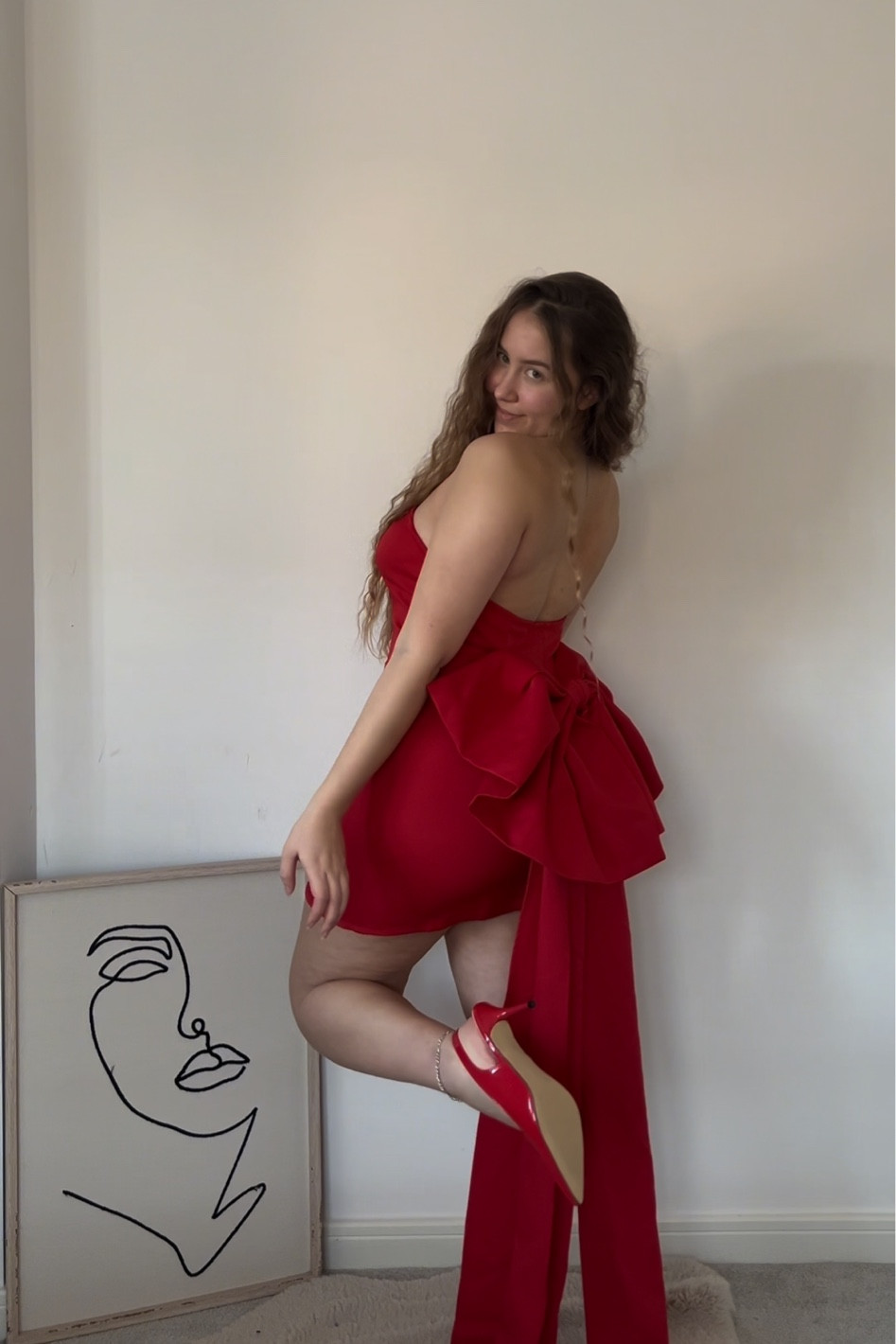 Valentines mini dress with bow detail 

#LTKMostLoved #LTKSeasonal #LTKmidsize