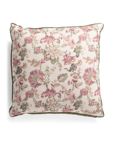 24x24 Jacobean Pillow | TJ Maxx