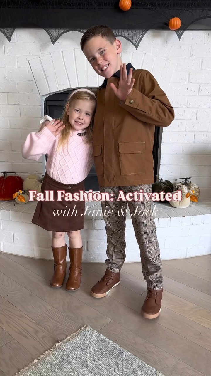 Fall-ing in love with these cute loos! 🥹🍂 Cozy jackets, soft knits, and a whole lot of attitude. 😅💗
Fall clothes from @janieandjack just looks better in kid-size. ✨ 

#LTKFindsUnder100 #LTKSeasonal #LTKKids