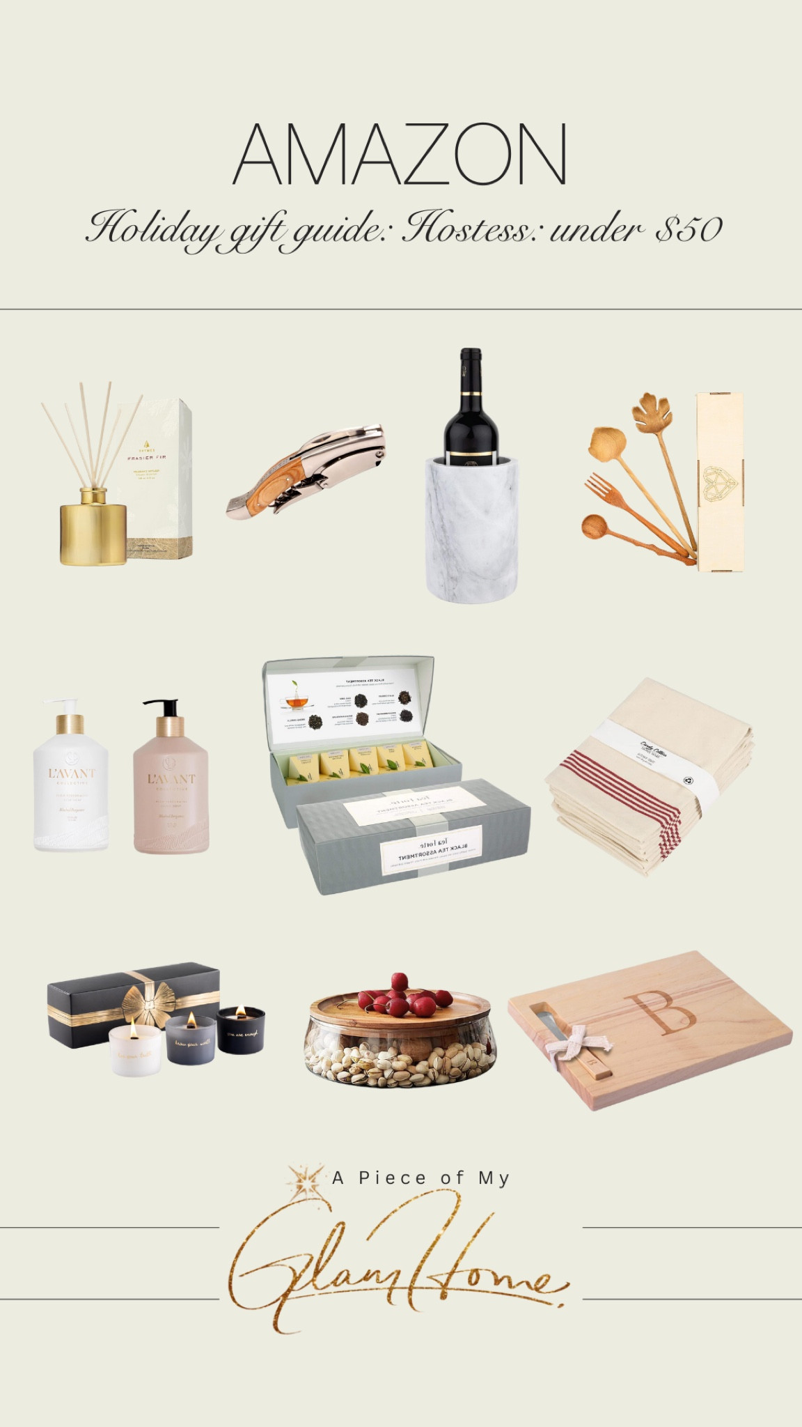 Amazon Holiday gift guide for the Hostess: under $50

#hostessgifts #amazongifts #holidaygiftguide 

#LTKHoliday #LTKGiftGuide #LTKFindsUnder50