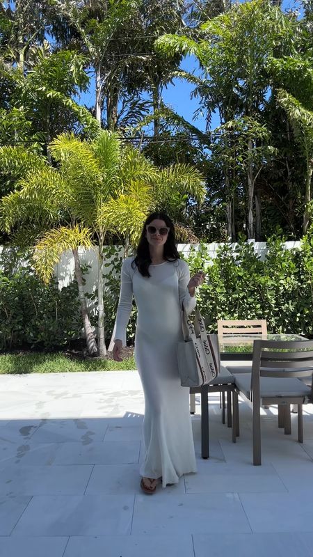 The perfect white swim coverup and white one piece swimsuit. Coverup dress, mesh dress, knit maxi dress, white maxi dress, white swimsuit, underwire one piece, Chloe tote, woody tote

#LTKswim #LTKtravel