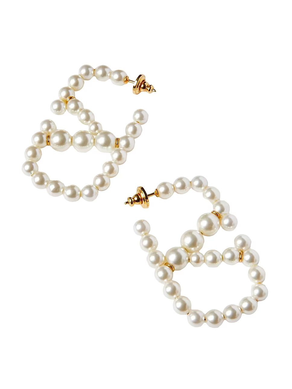 Vlogo Signature Metal And Resin Earrings | Saks Fifth Avenue