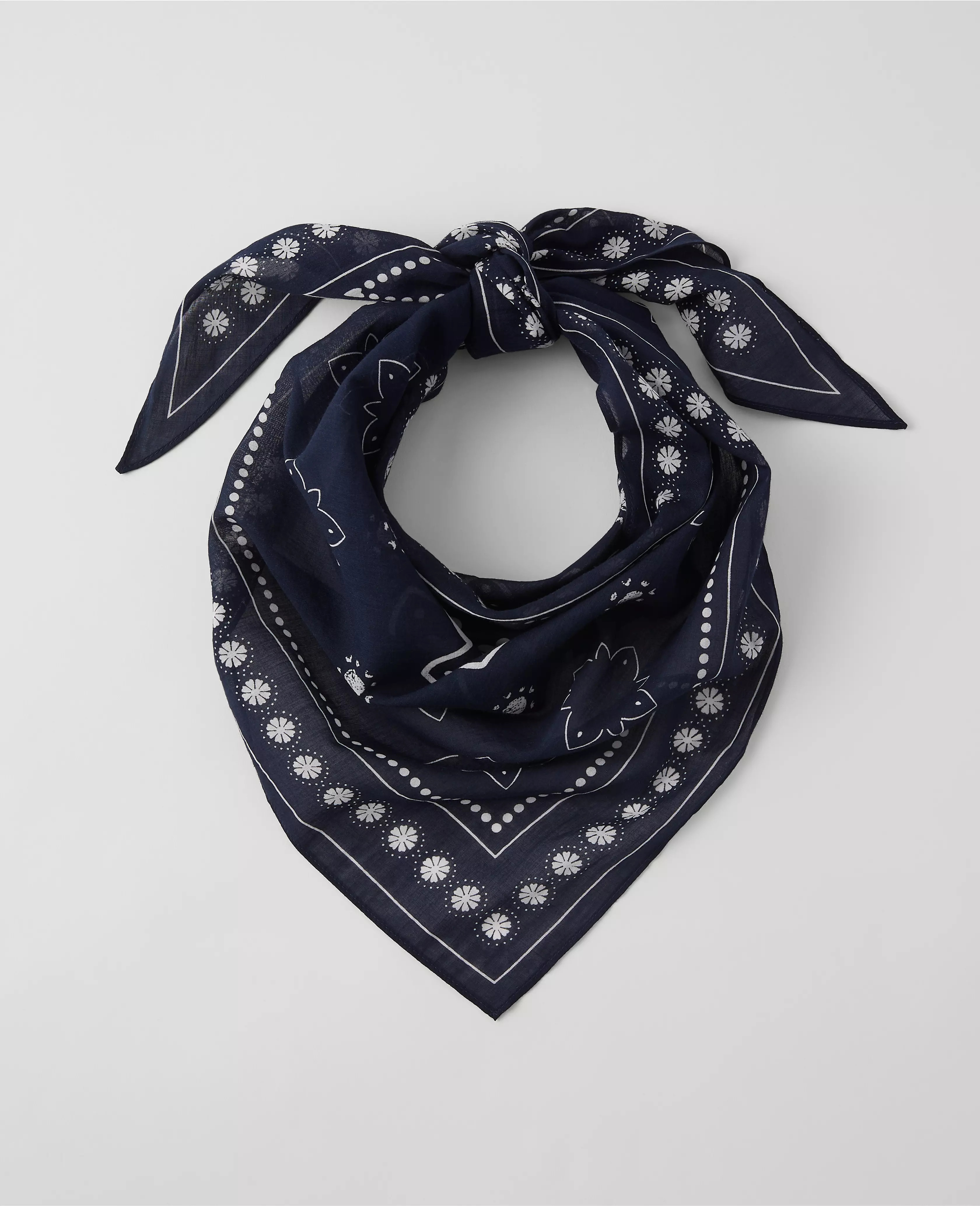 Weekend Collection Floral Triangle Scarf | Ann Taylor