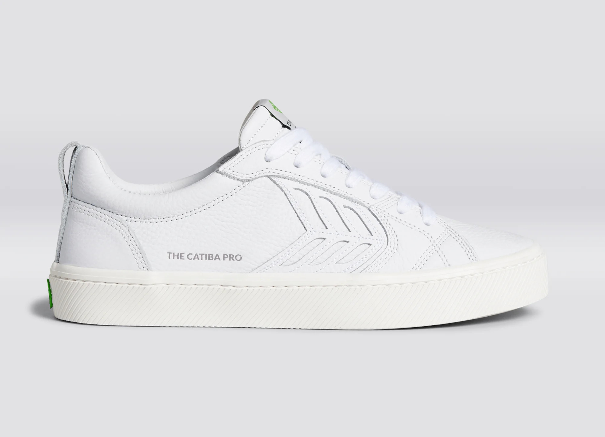 CATIBA PRO Skate White Premium Leather Sneaker Women | Cariuma