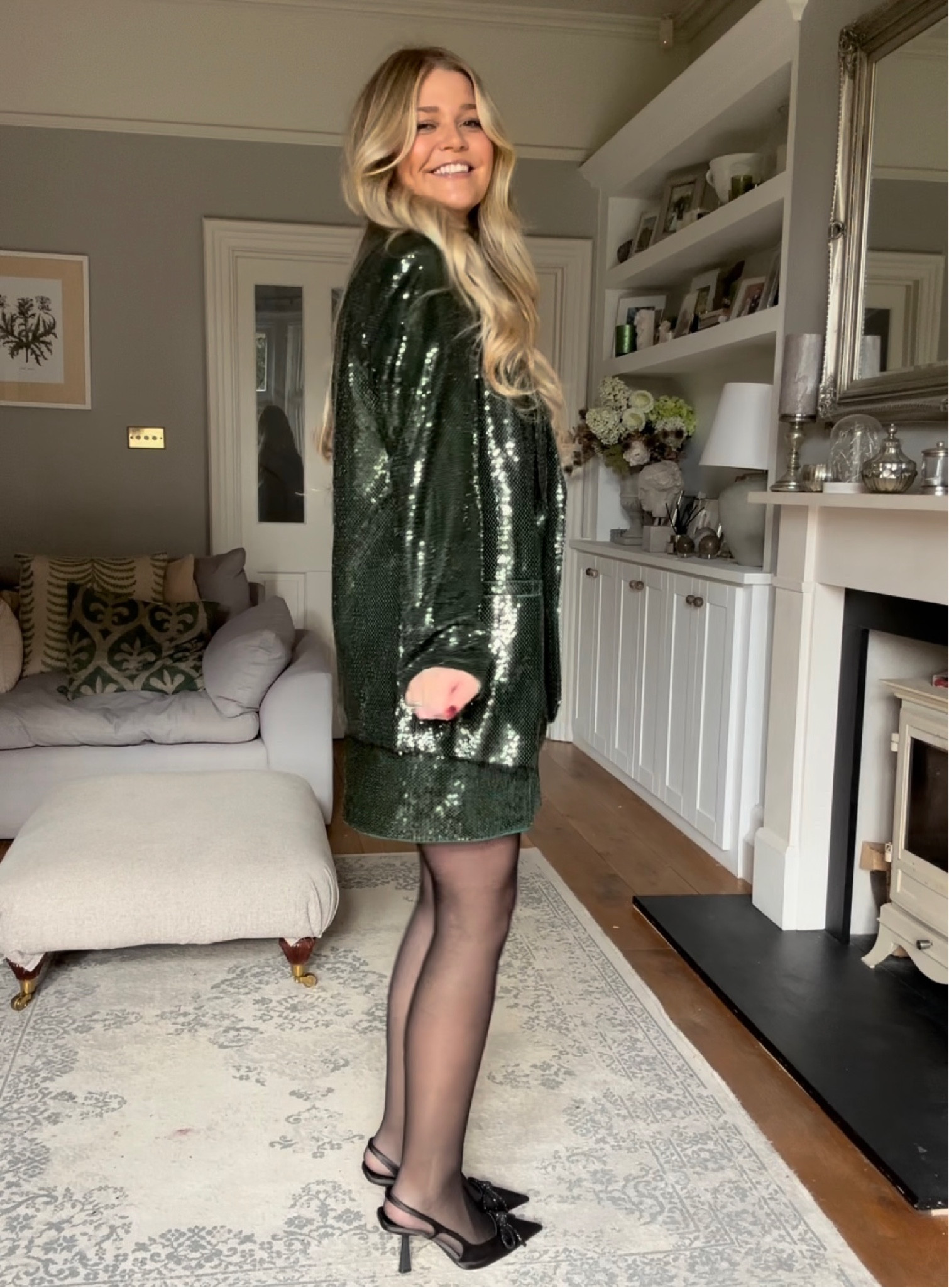 Green sequin co-ord 🎄

#LTKpartywear #LTKstyletip #LTKwinter