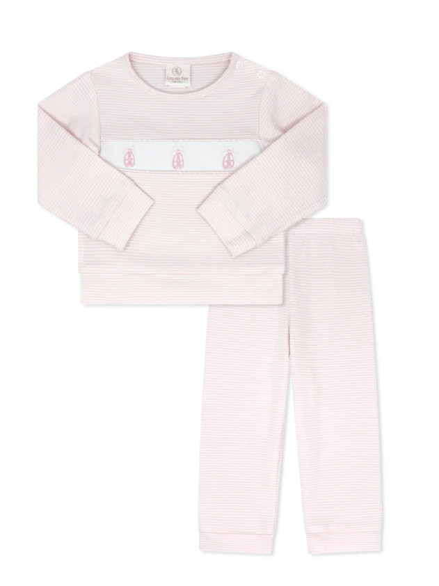 Lagniappe Play Set - Pensacola Pink Ministripe, Ballet Slipper (FL26) | Lullaby Set