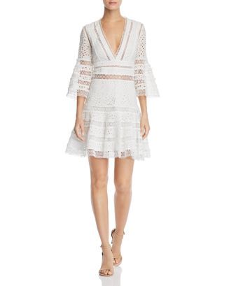 AQUA Bell-Sleeve Eyelet & Lace Dress - 100% Exclusive  Back to Results -  AQUA -  Women's Clothin... | Bloomingdale's (US)