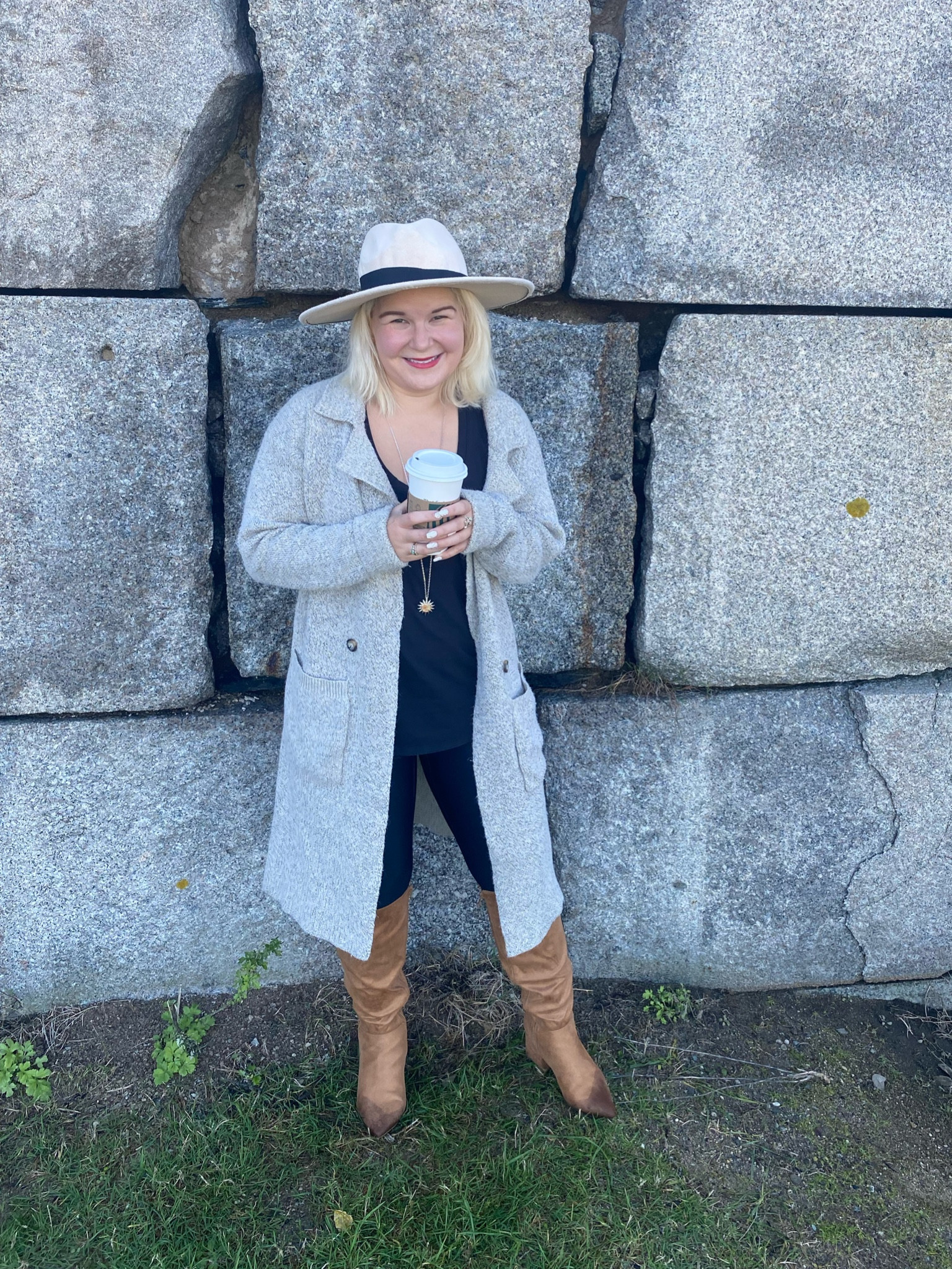 Fall staples. A maxi cardigan, a love tank, spanx leggings, and boots are a must this autumn. 

#LTKSeasonal #LTKstyletip #LTKworkwear