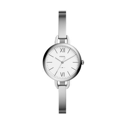 Annette Three-Hand Stainless Steel Watch | Fossil (US)