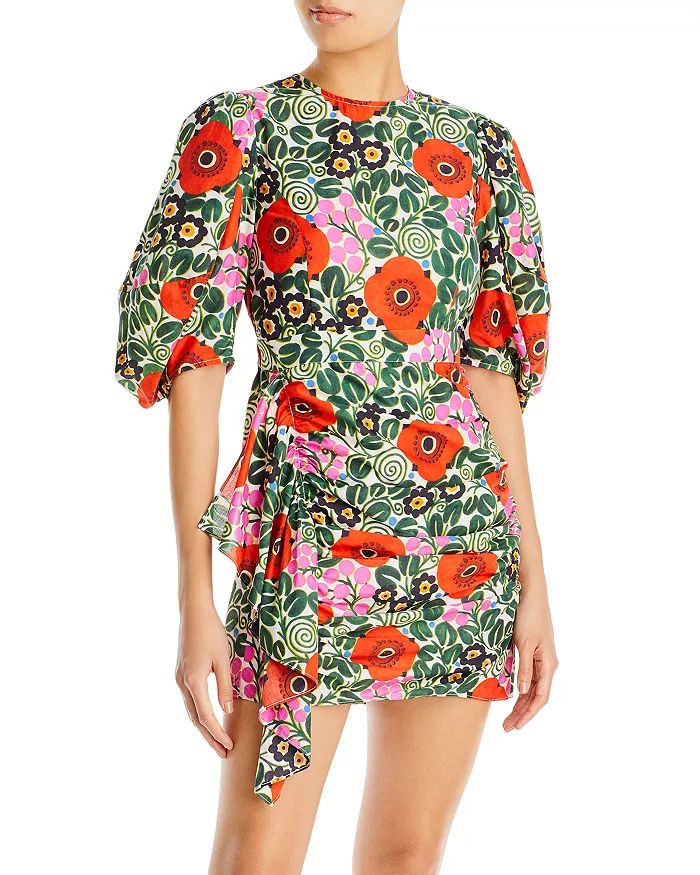 Pia Floral Print Cotton Mini Dress | Bloomingdale's (US)