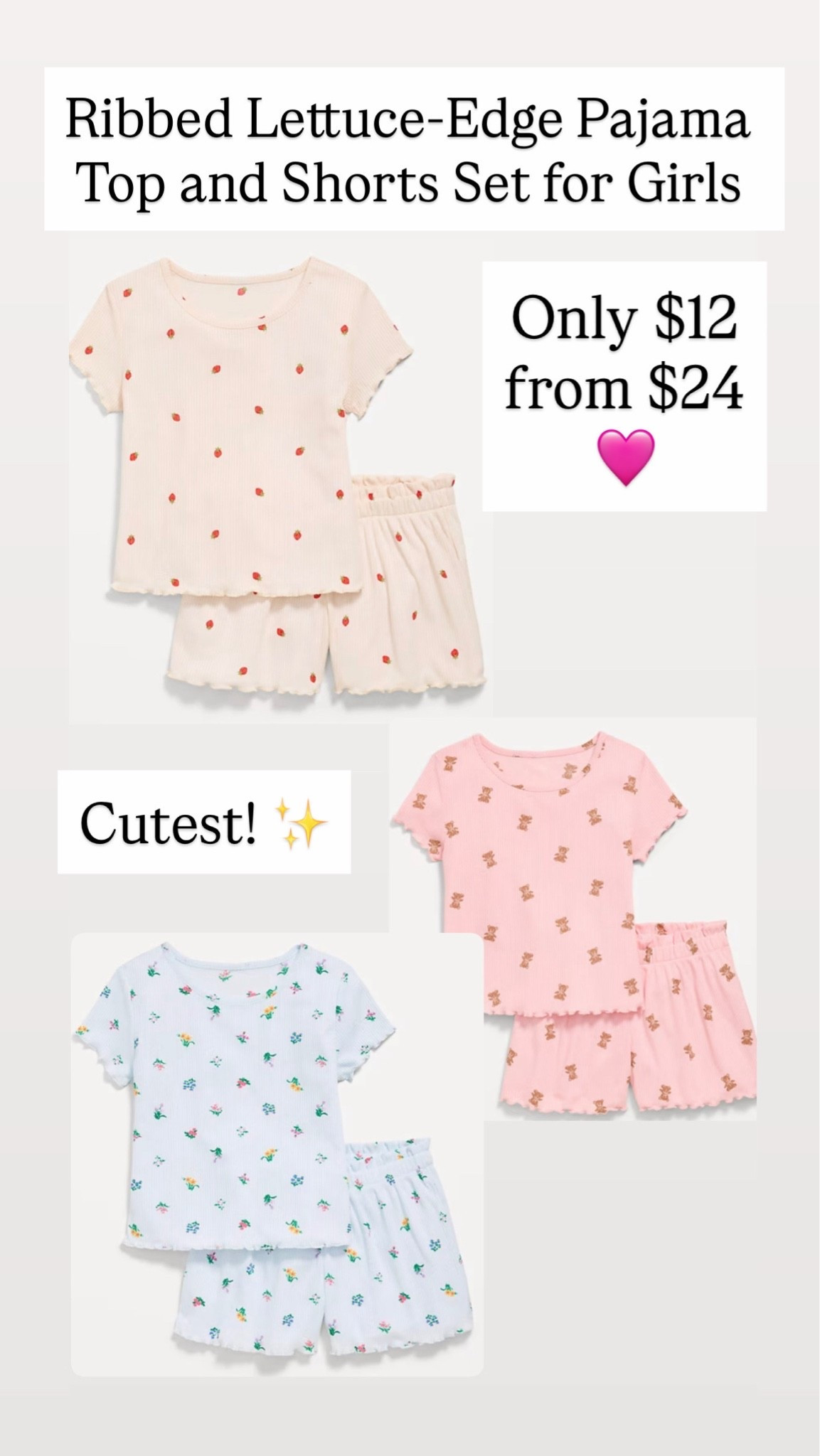 These pajamas are so adorable! They’re on sale for $12 and $24

#LTKKids #LTKSaleAlert