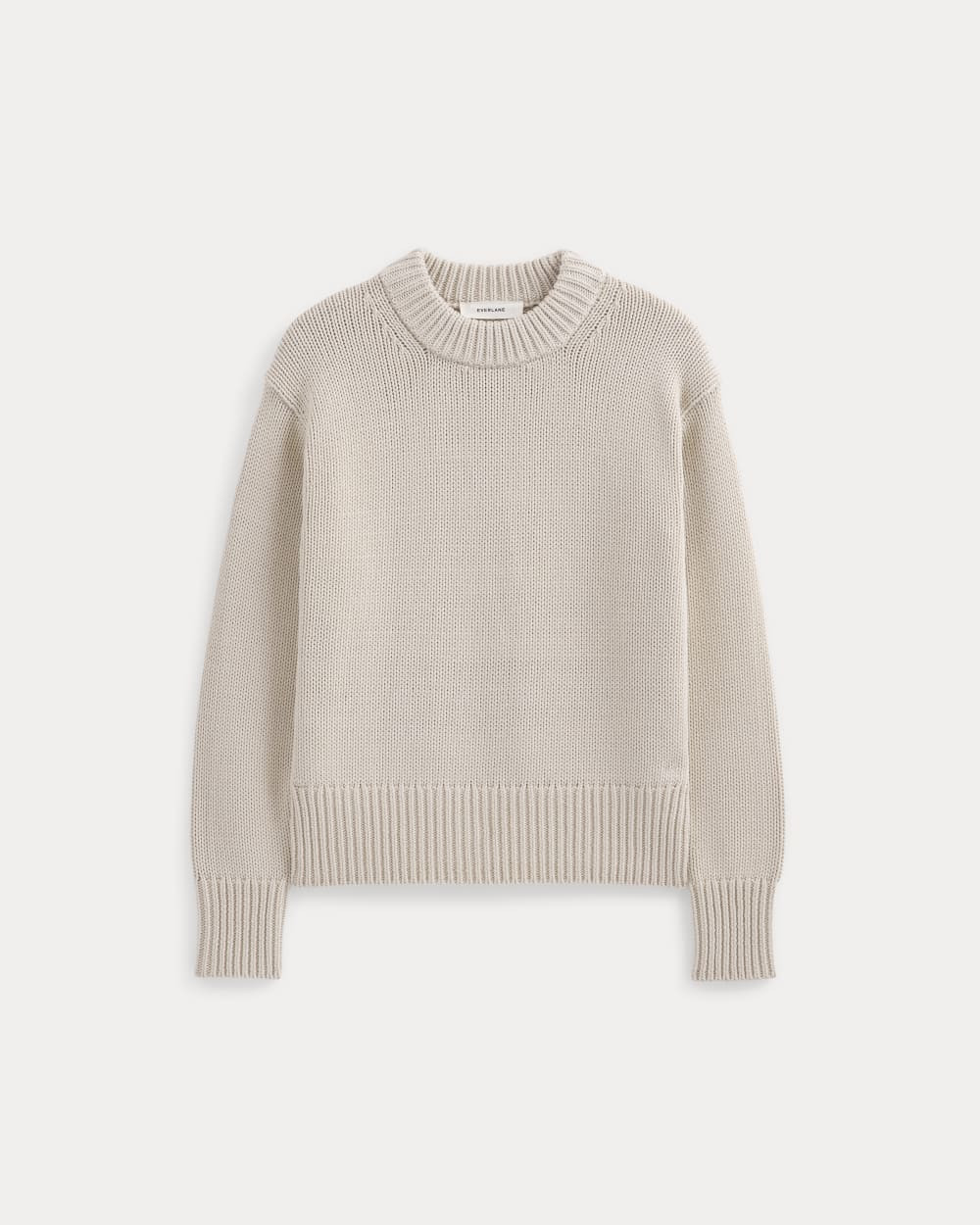 Oversized Cocoon Crew in Elevated Cotton | Beech | Everlane