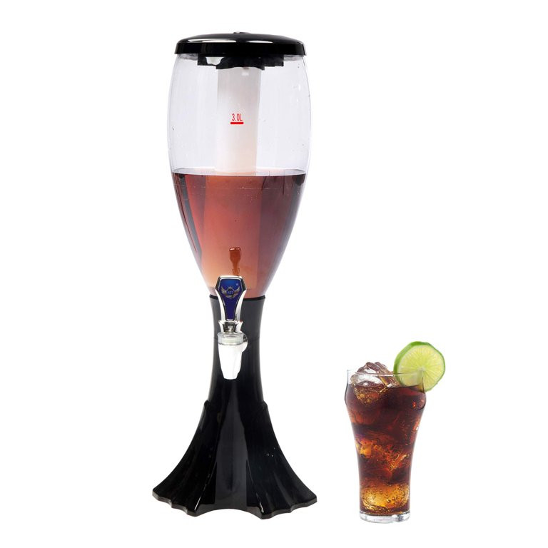 KARMAS PRODUCT 1 Pc Beer Tower 4.5 Liters Drink Beverage Dispenser Plastic with Ice Tube Keep Col... | Walmart (US)