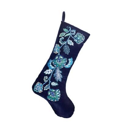 Bleu Heirloom Stocking | Frontgate | Frontgate