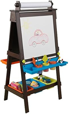 KidKraft 62043.0 Storage Easel - Espresso Novelty | Amazon (US)