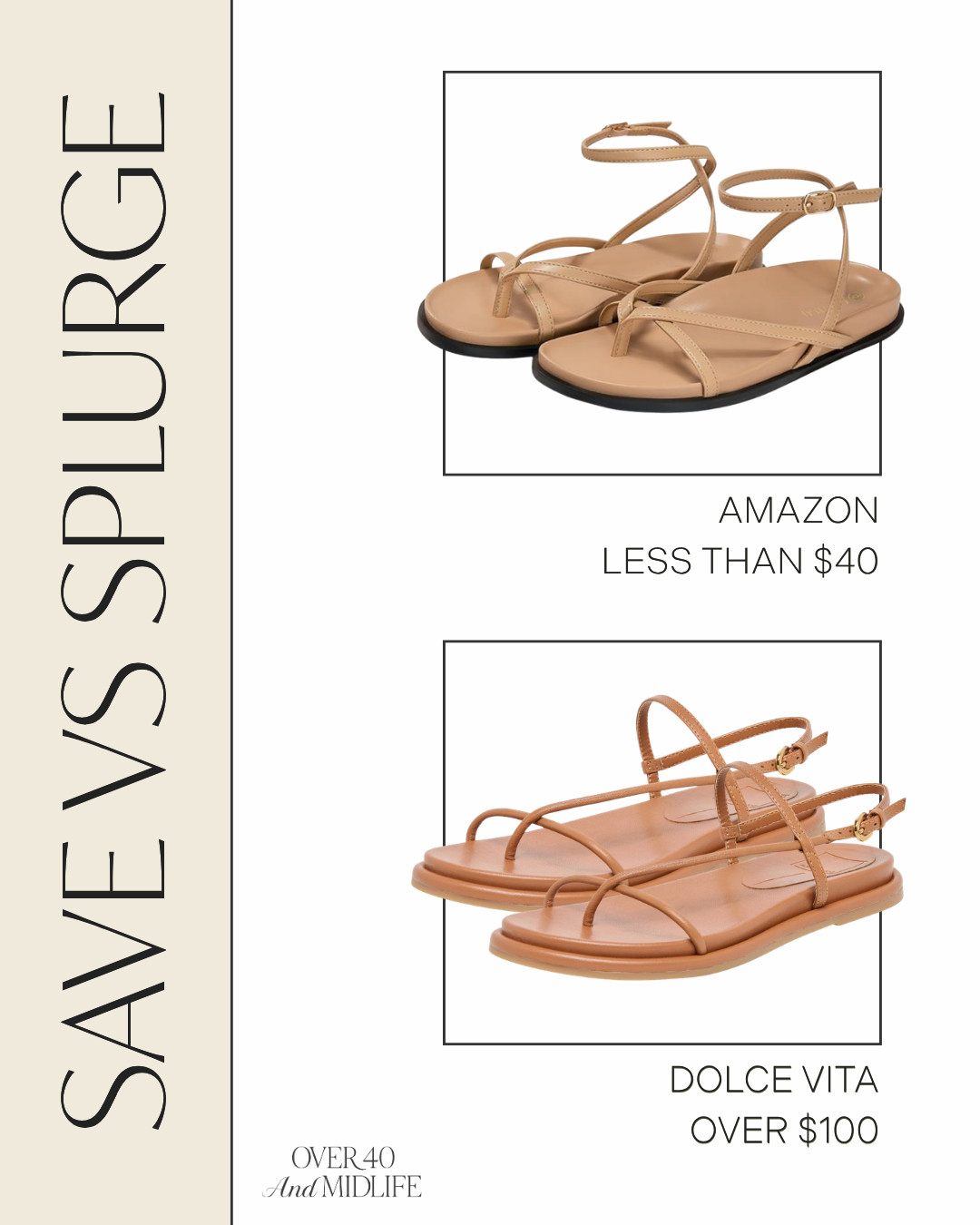 Save Vs Splurge - Amazon Fashion Finds ✨

save vs splurge // amazon fashion finds // save or splurge // amazon finds // amazon fashion // look for less // look for less purse // amazon essentials // amazon style // spring shoes // spring sandals // amazon shoes // brown sandals // summer sandals 

 #LTKootd #LTKSeasonal #LTKOver40