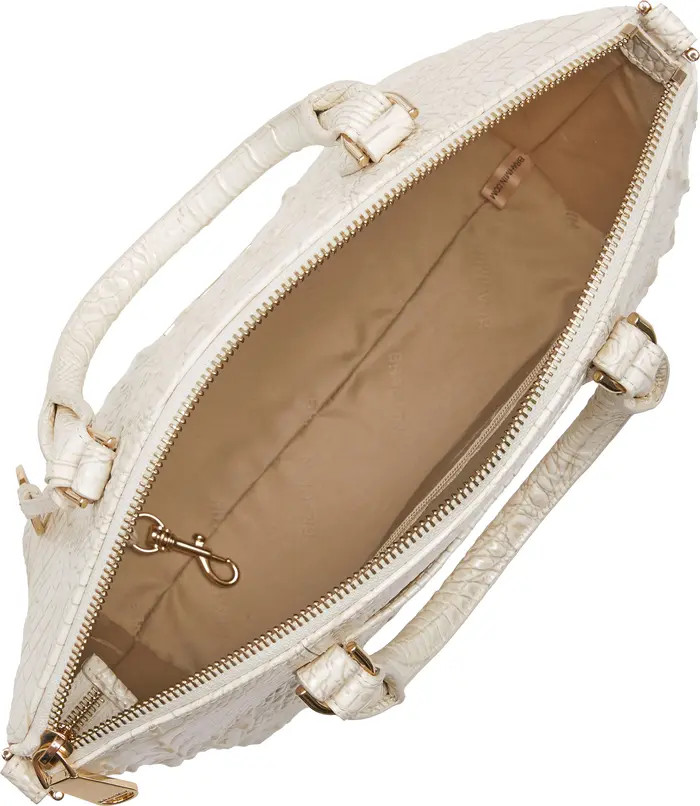 Duxbury Croc Embossed Leather Satchel | Nordstrom