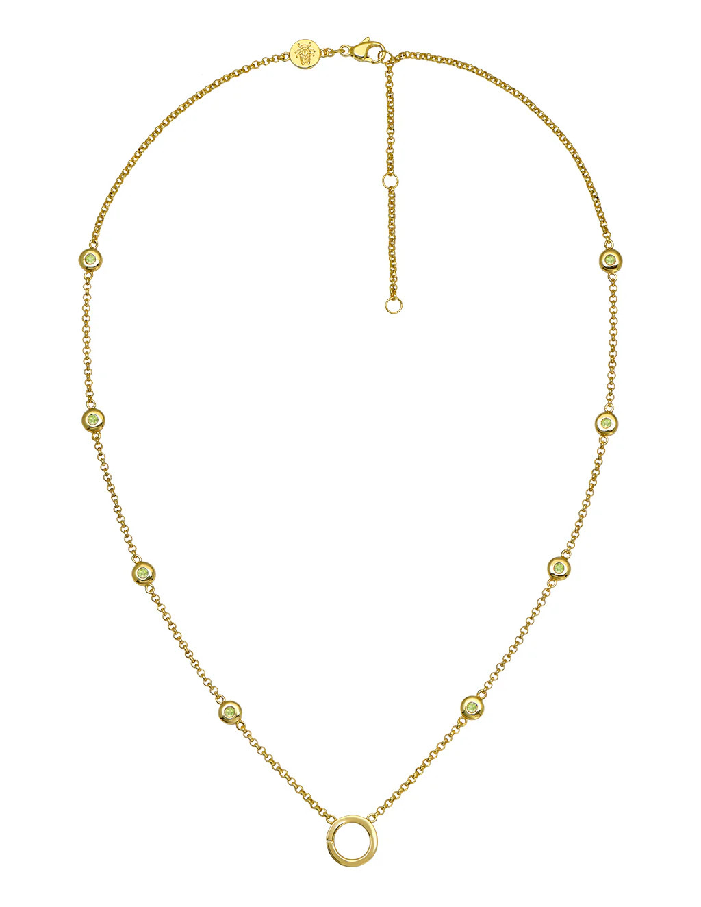 Peridot Charm Necklace | Goldbug Collection