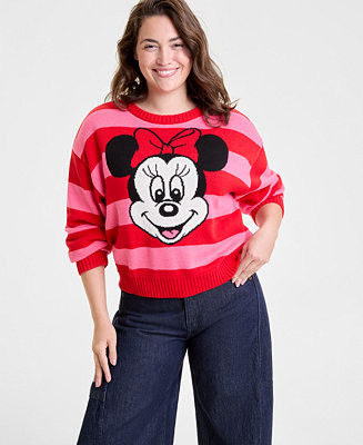 Women's Minnie Mouse Crewneck Sweater, Macy's Exclusive | Macy's