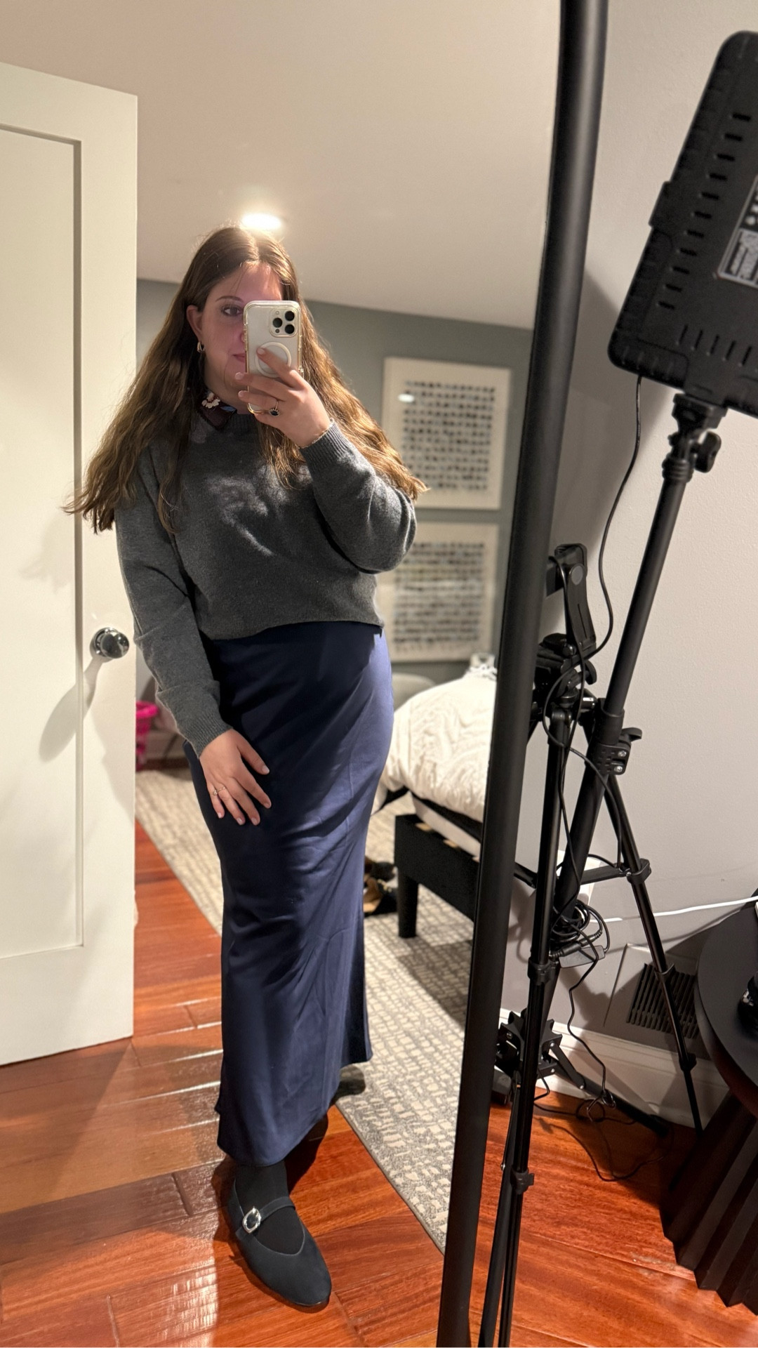 Love this combo of gray, blue and a touch of burgundy- Jcrew cashmere sweater in a large - Madewell shoes are 1/2 size down.
Slip Skirt from asos I’m in a 14

#LTKMidsize #LTKStyleTip #LTKTall