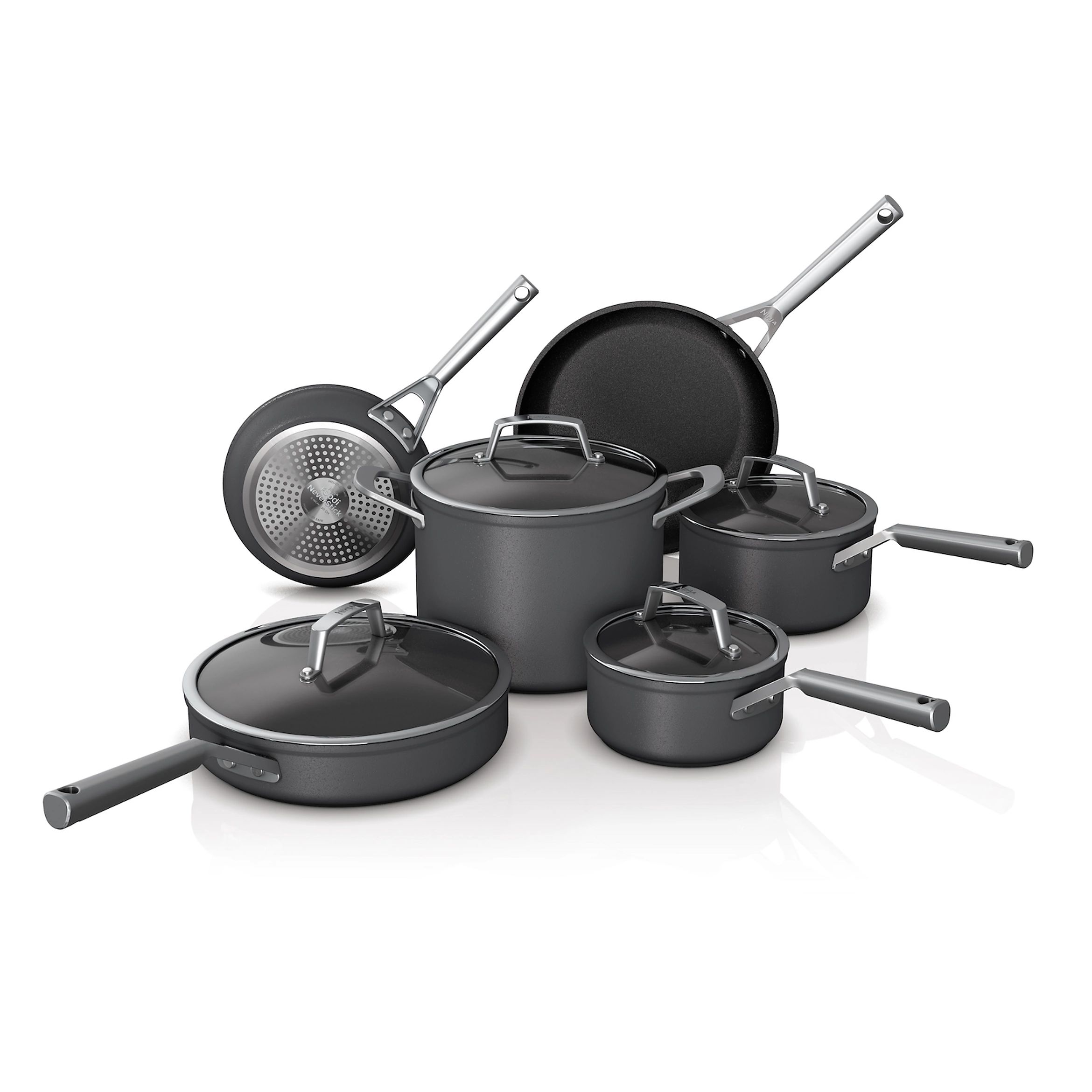 Ninja™ Foodi™ NeverStick™ Premium Hard-Anodized 10-pc Cookware Set | Kohl's