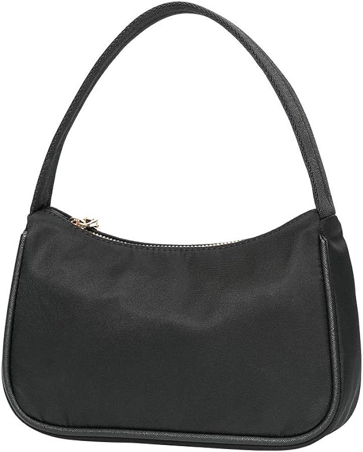 Women's Shoulder Bag Purse Black Nylon Waterproof Shoulder Handbag Lightweight & Stylish | Amazon (US)