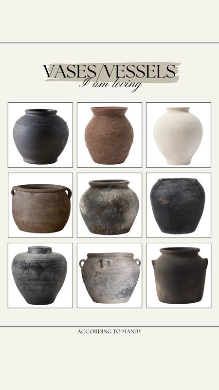 Vases & Vessels - I am loving!

vase, pot, vessels, black vase, vintage vase, vintage look, white vase, table styling, console styling, vintage finds

#LTKhome
