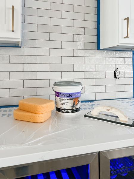 Linking everything I’m using for my new backsplash tile! Everything you need to tile and grout! I’m using the Cloe tile from bedrosian and a premixed bright white grout 😍 

#LTKhome