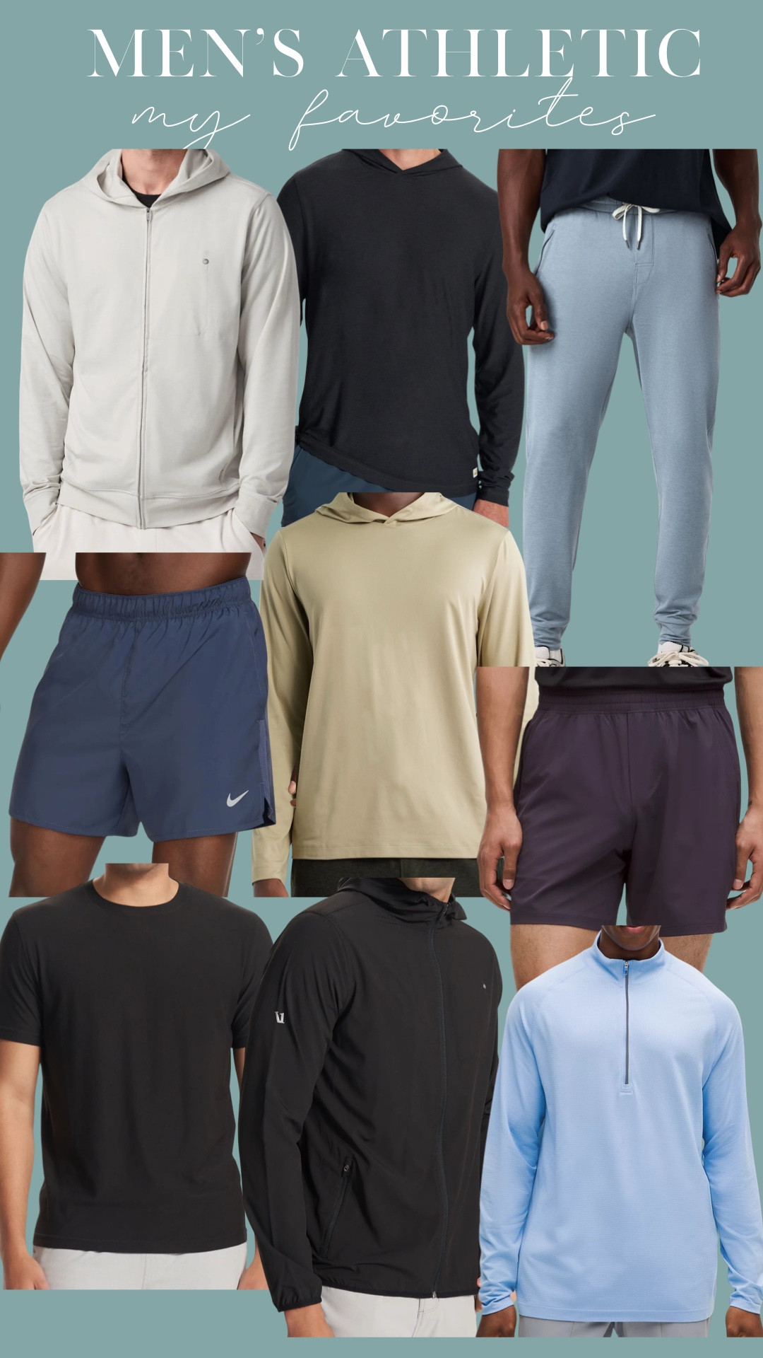 Men’s athletic gifts for him husband boyfriend Lululemon nike shorts joggers Vuori 

#LTKMens #LTKGiftGuide #LTKHoliday