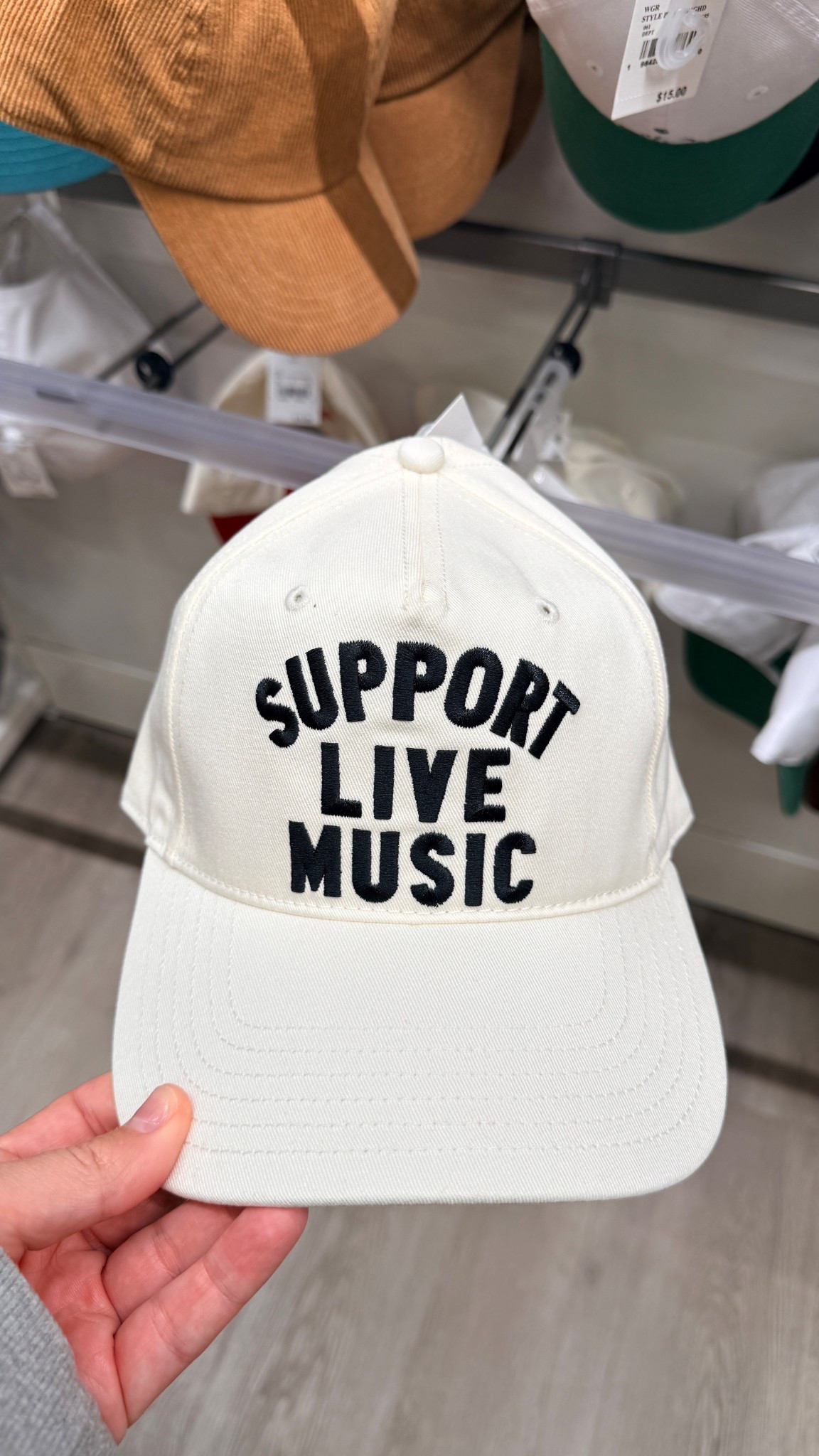Support Live Music hat 

#LTKdayinmylife #LTKStyleTip