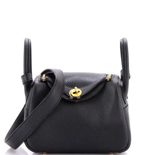 Pre-Owned Hermes Lindy Bag Clemence Mini in Black at Nordstrom, Size X-Small | Nordstrom