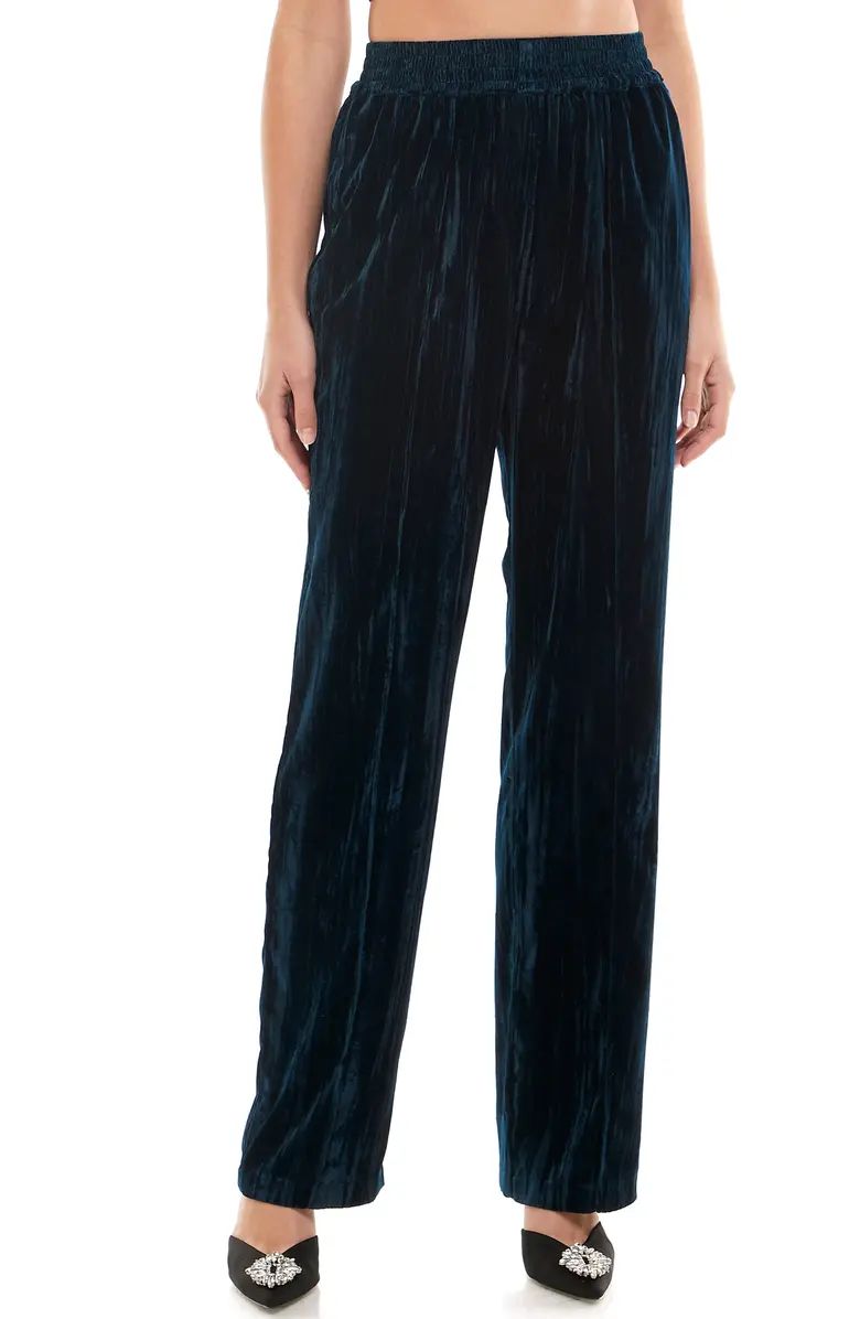 x Emma Rose Pierre Velvet Trousers | Nordstrom