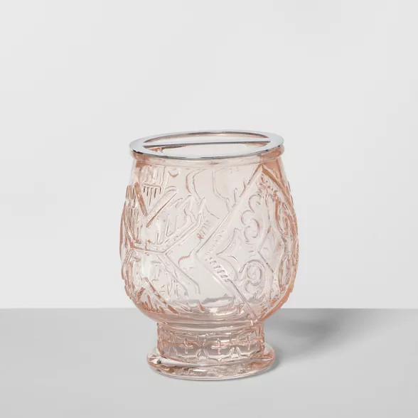 Glass Toothbrush Holder Blush - Opalhouse™ | Target