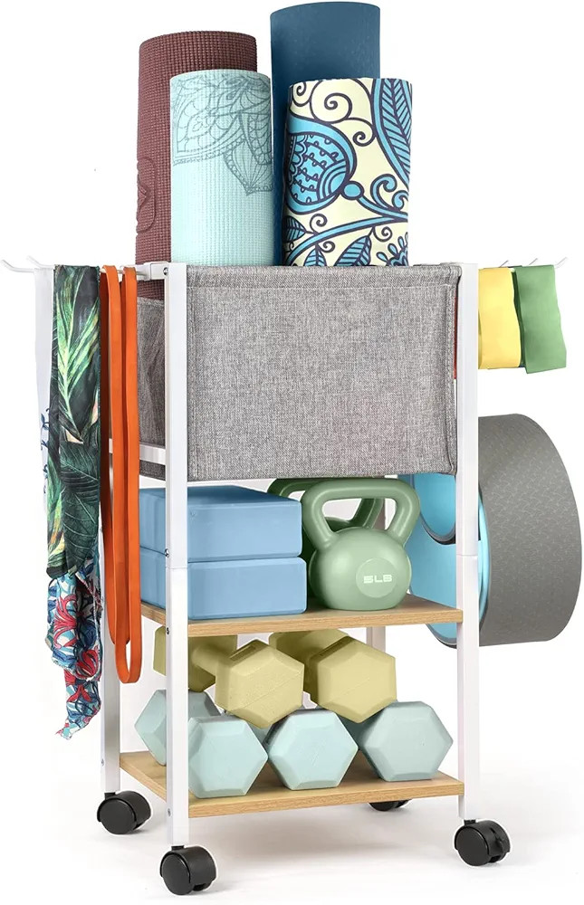 Weight Rack Dumbbell Rack Garage Storage Organization Garage Shelving Yoga Mat Storage Rack Home ... | Amazon (US)