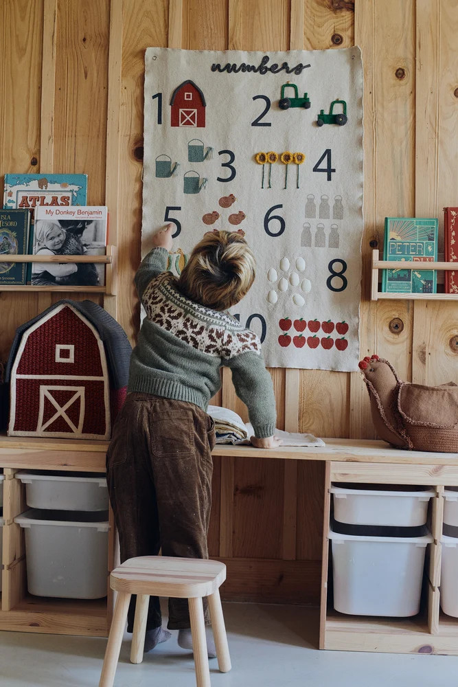 Wall Hanger Farm Numbers | Lorena Canals | Lorena Canals