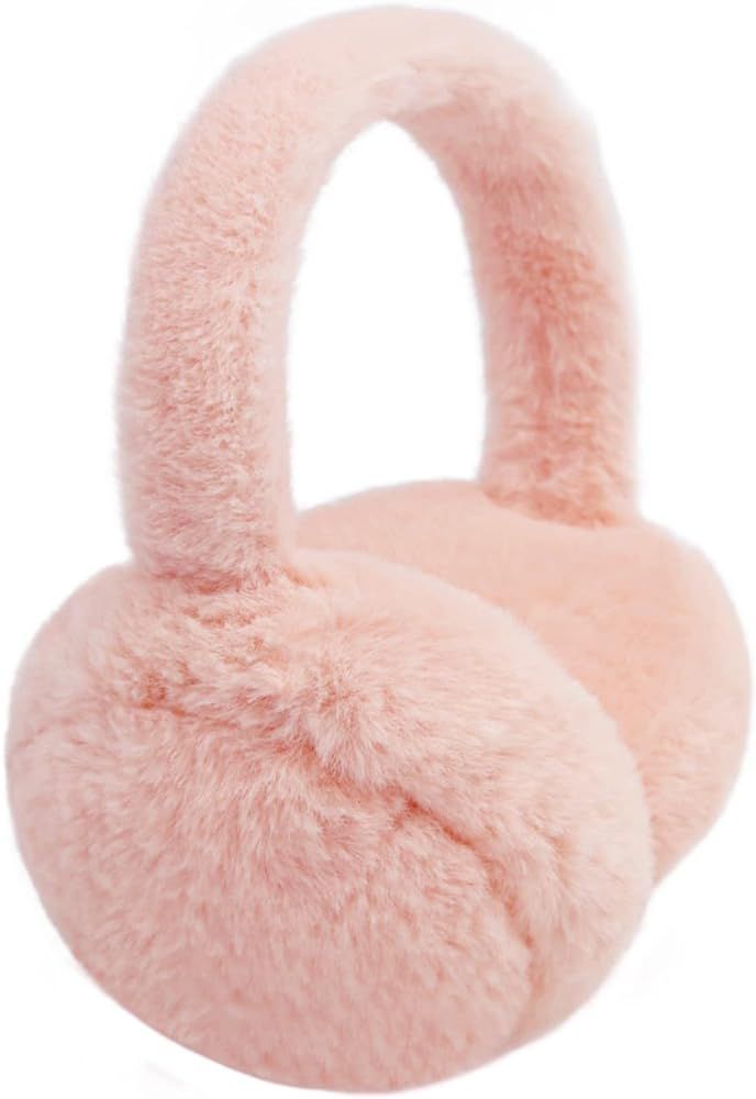 NASULAR Kids Winter Earmuffs Baby Warm Ear Muff Girls Cute Furry Ear Warmers Boys Foldable Ear Co... | Amazon (US)