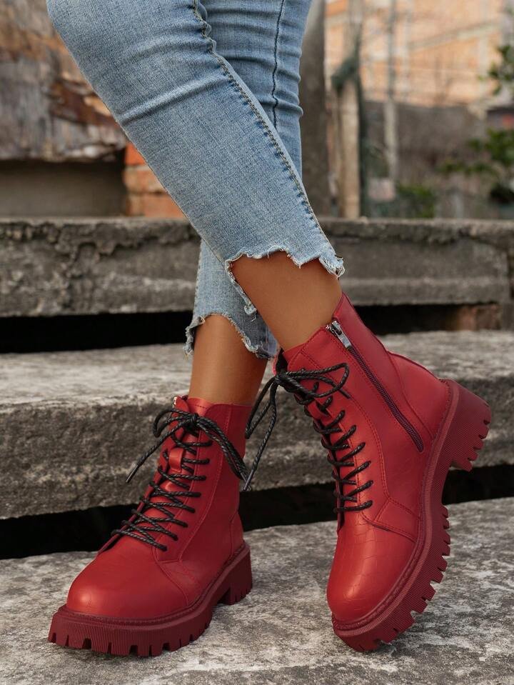 Women's Fashionable Outdoor Autumn & Winter Boots | SHEIN