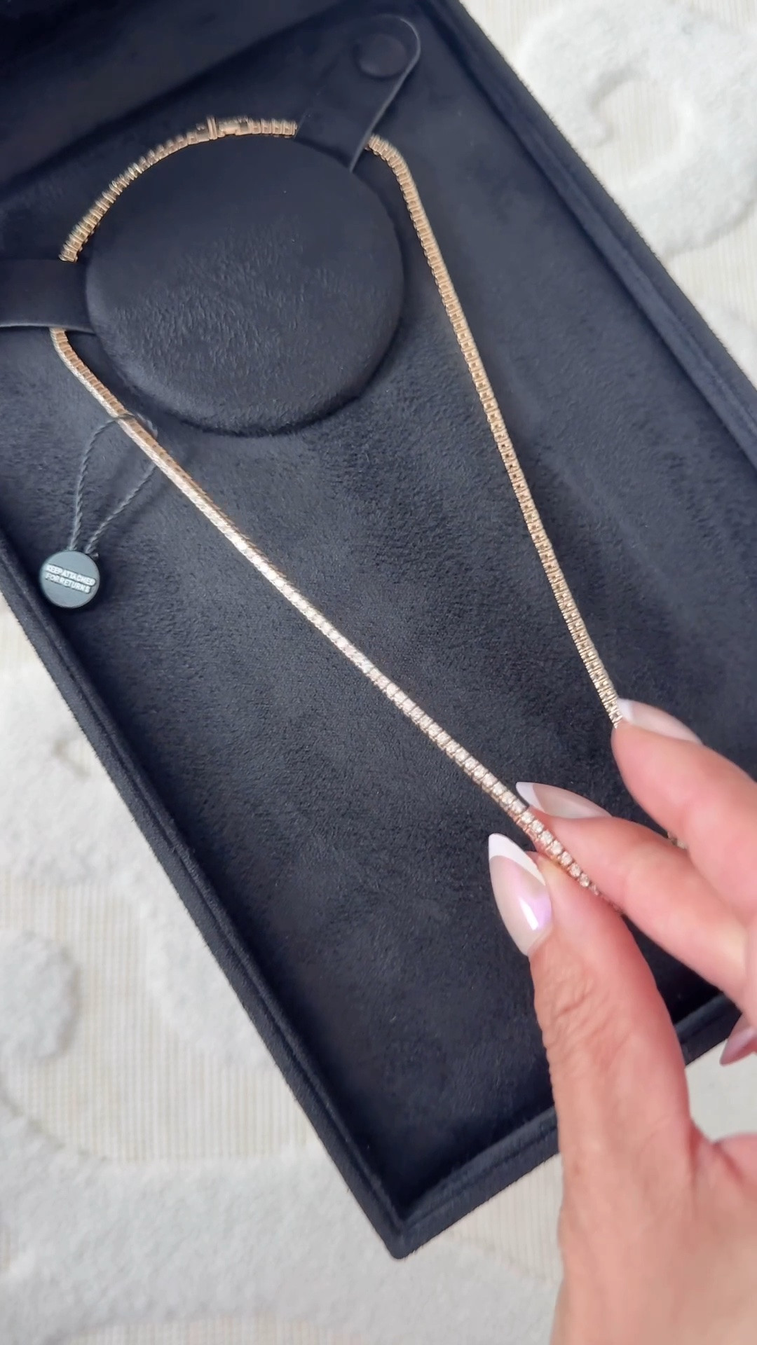 Gorgeous 5 ctw tennis necklace

Perfect for layering and every day wear

#LTKBeauty #LTKdayinmylife #LTKootd