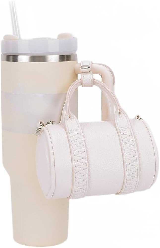 Water Bottle Purse for Stanley Mini Tote Bag for Women Genuine Leather Cup Purses Crossbody Cute ... | Amazon (US)