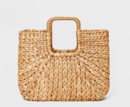 Straw Tote Handbag - A New Day™ Natural 

#LTKunder50 #LTKFind #LTKstyletip