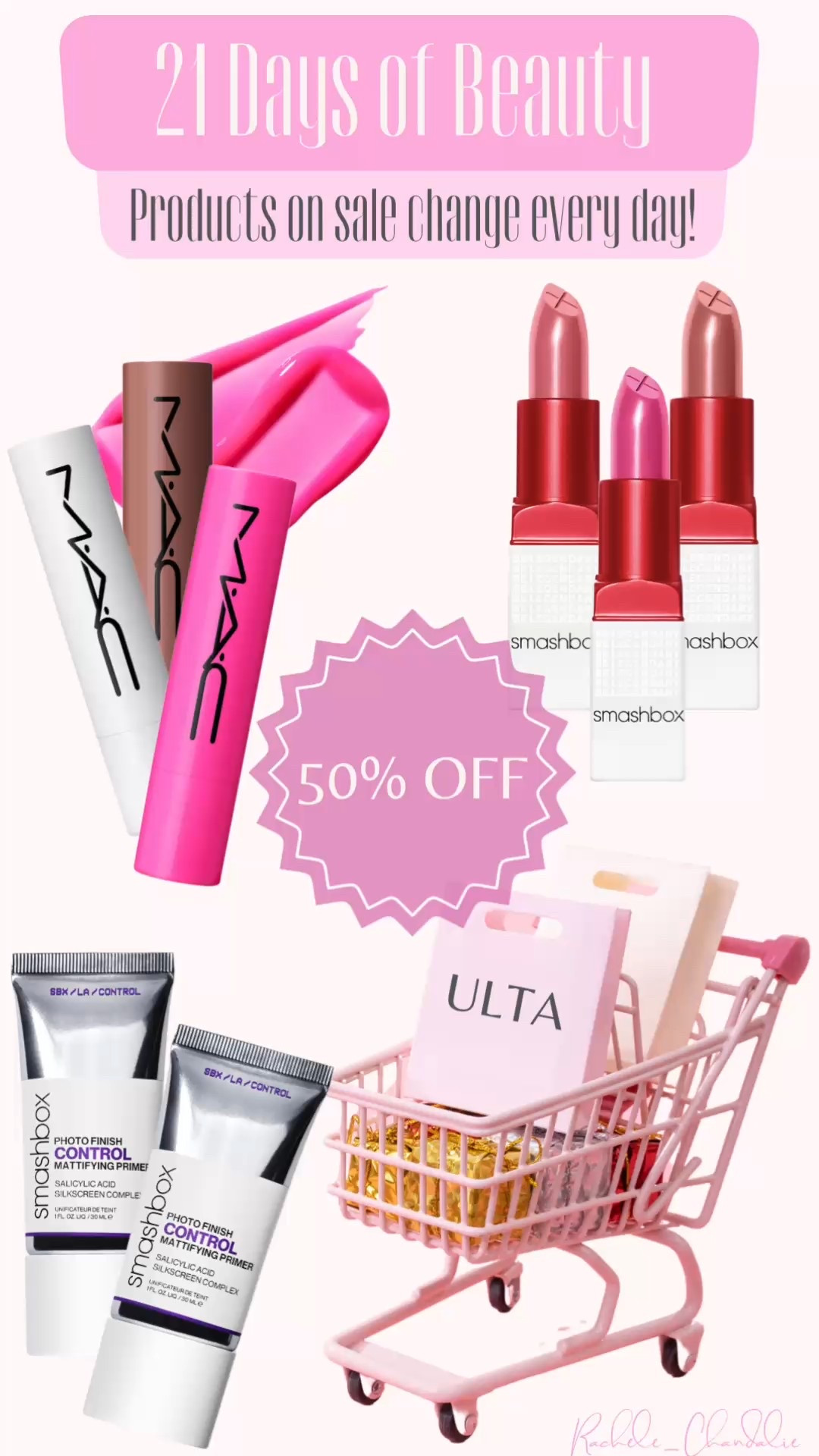 ULTA
21 DAYS OF BEAUTY
🤍

Ulta sale, Makeup, Lipstick, Mac, Smashbox, Primer

#LTKSaleAlert #LTKBeauty #LTKSpringSale