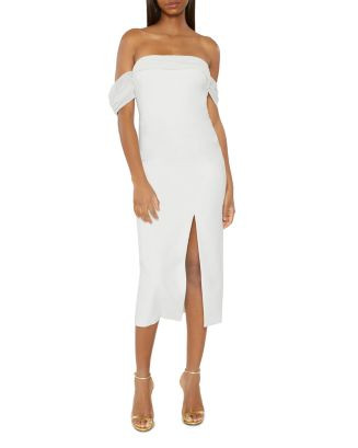 Paz Off The Shoulder Midi Dress | Bloomingdale's (US)