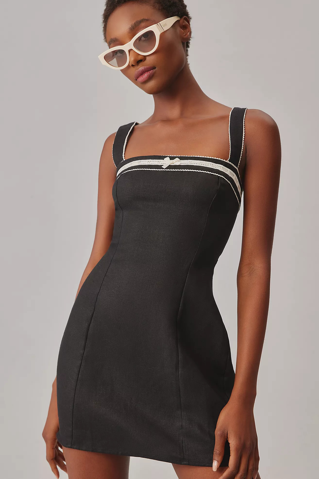 Reformation Elana Linen Dress | Anthropologie (US)