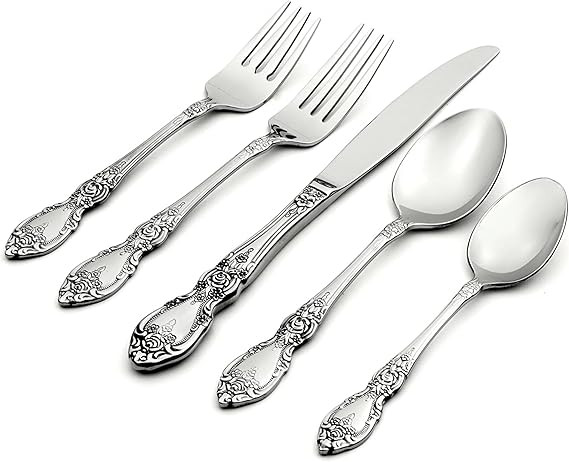 Oneida Wordsworth Flatware 45 pieces (Service for 8) | Amazon (US)