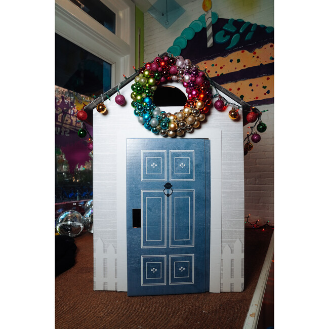 Ball Encrusted Wreath, Rainbow | Maisonette