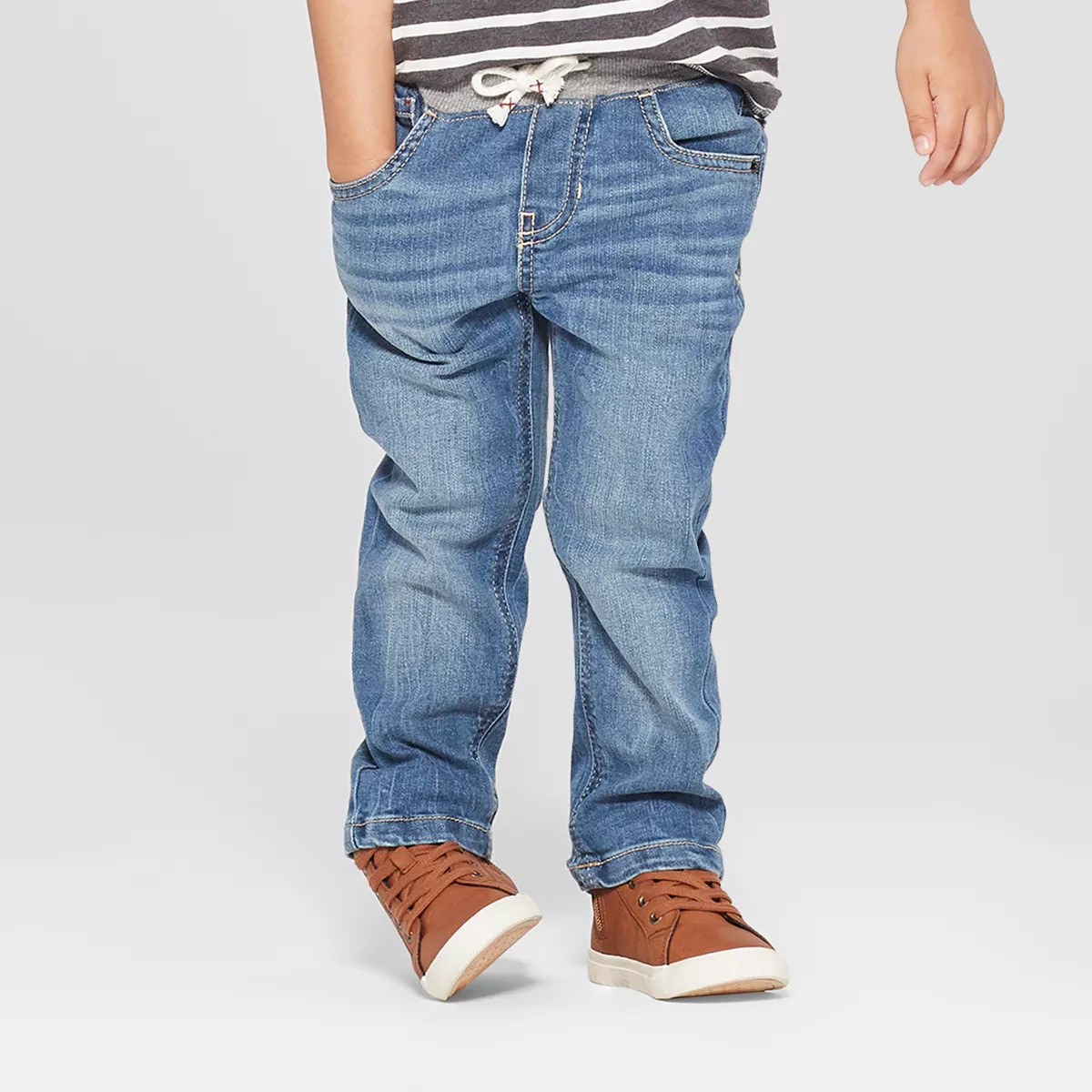 Toddler Boys' Pull-On Straight Fit Jeans - Cat & Jack™ | Target