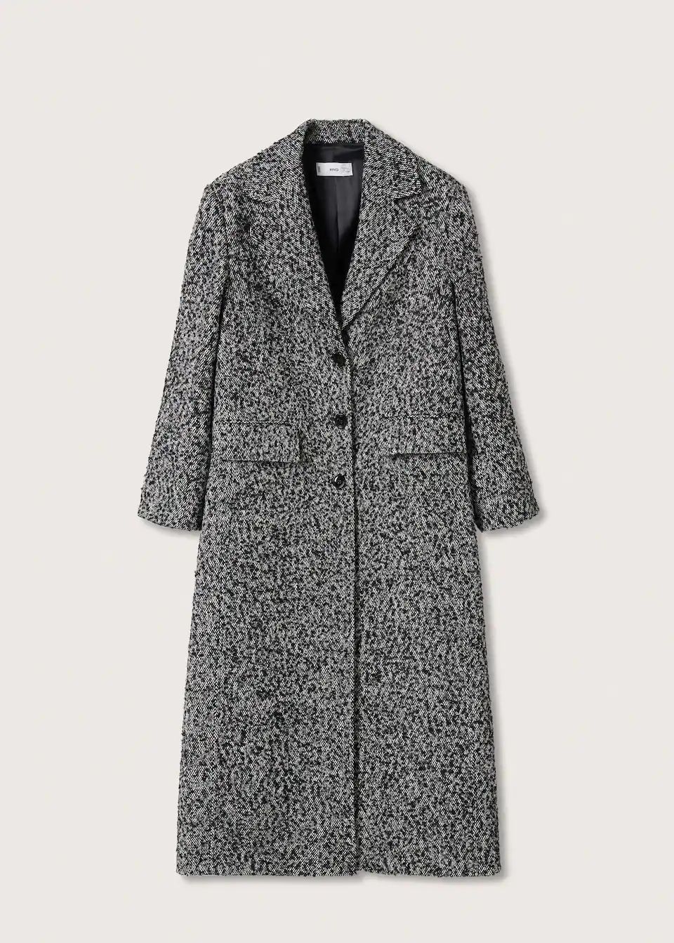 Flecked wool-blend coat -  Women | Mango USA | MANGO (US)