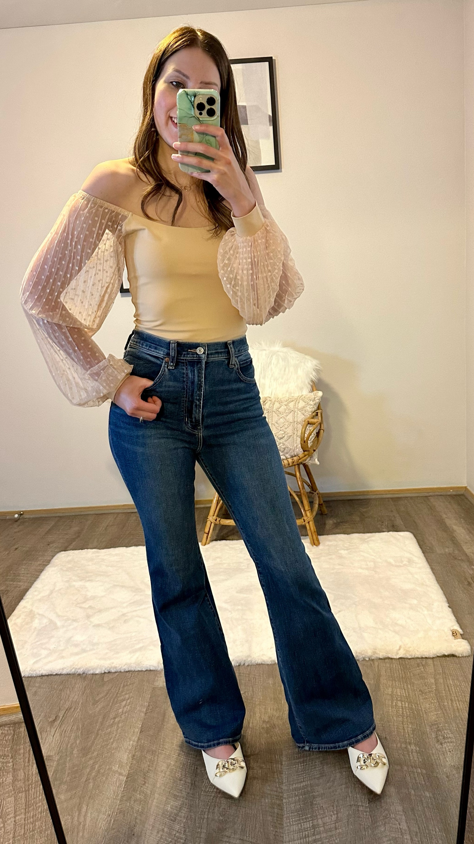 The Abercrombie Denim Sale is here through tomorrow! Get 25% off all denim plus an extra 15% off with code DENIMAF. The perfect opportunity for back to school shopping! 🙌🙌

Wearing their ultra high rise flares in size 27. I’m 5’7 for reference. Fit is TTS.

Follow @jenniferxherron for more inspiration ✨

#LTKunder100 #LTKsalealert #LTKFind