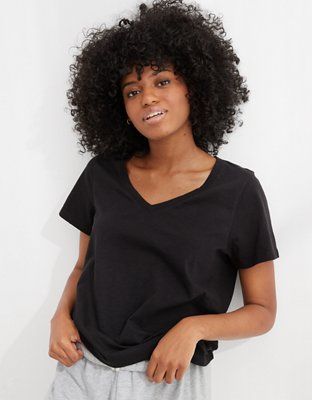 Aerie Basic V-Neck T-Shirt | Aerie